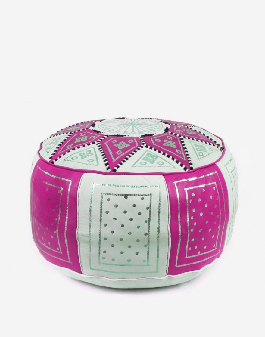 Pouf Marocain Fushia