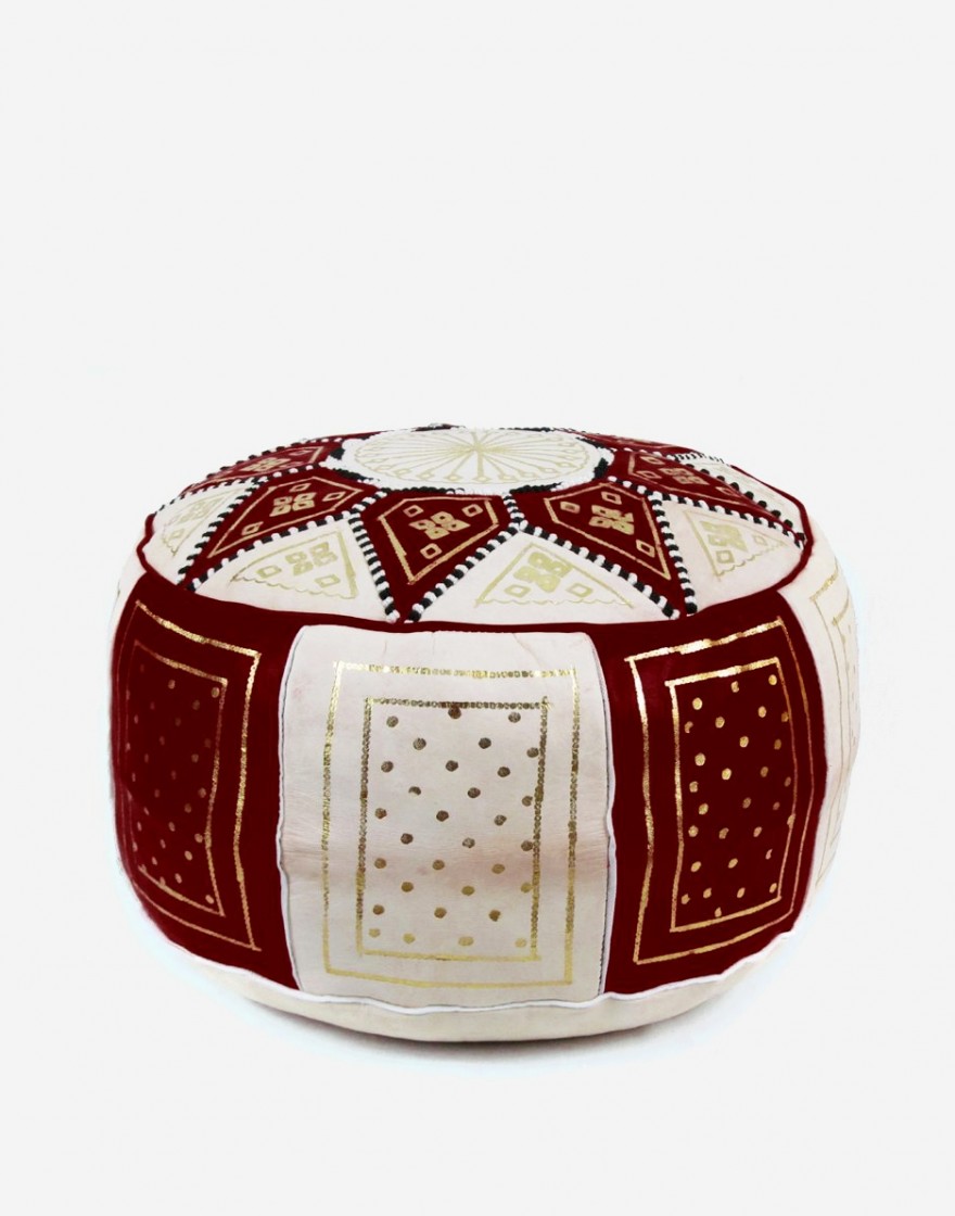 Pouf Marocain Marron