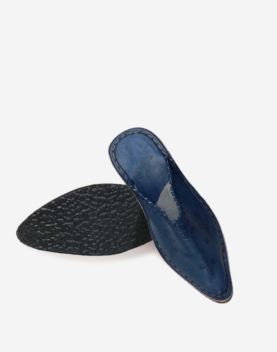 Babouche Aladin Bleu