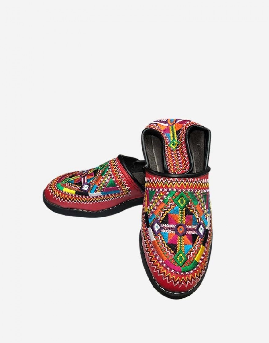 Babouche Amazigh Rouge