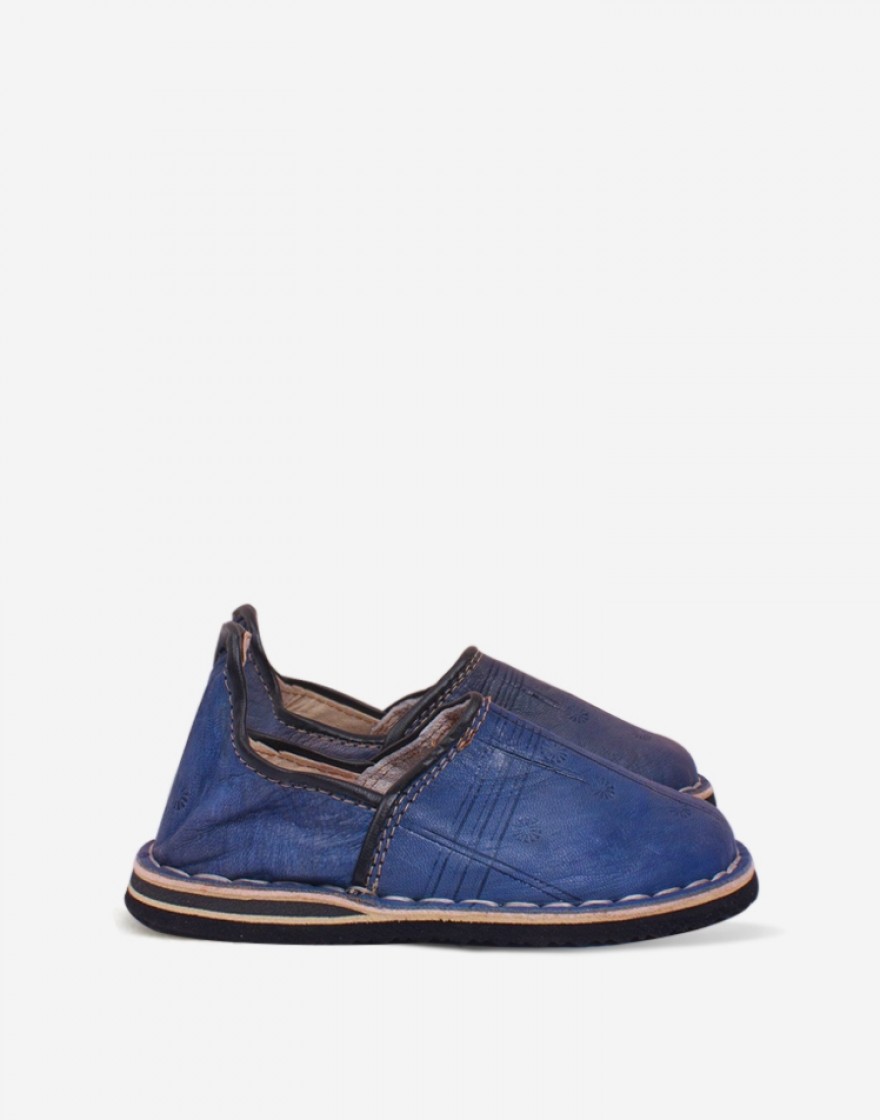 Babouche Berbères Bleu