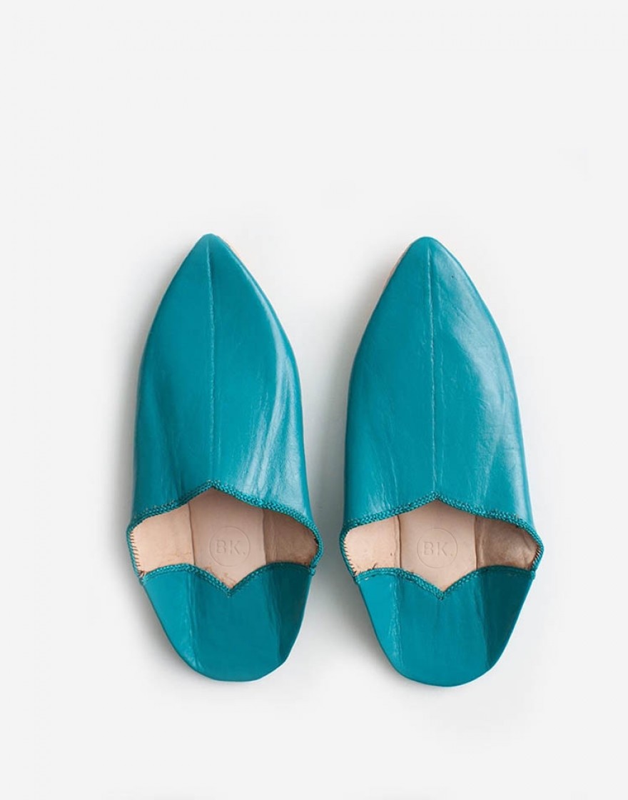 Babouche Dounia Turquoise