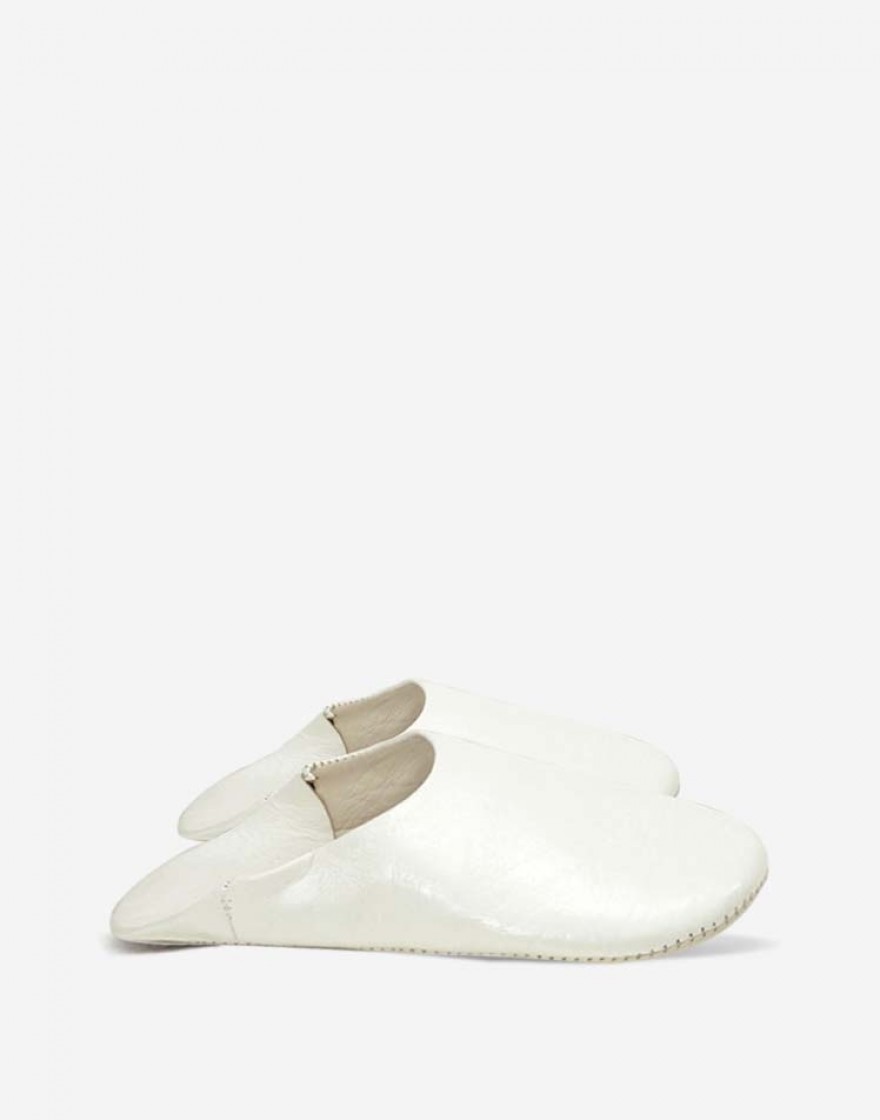 Babouche Anfa Blanc