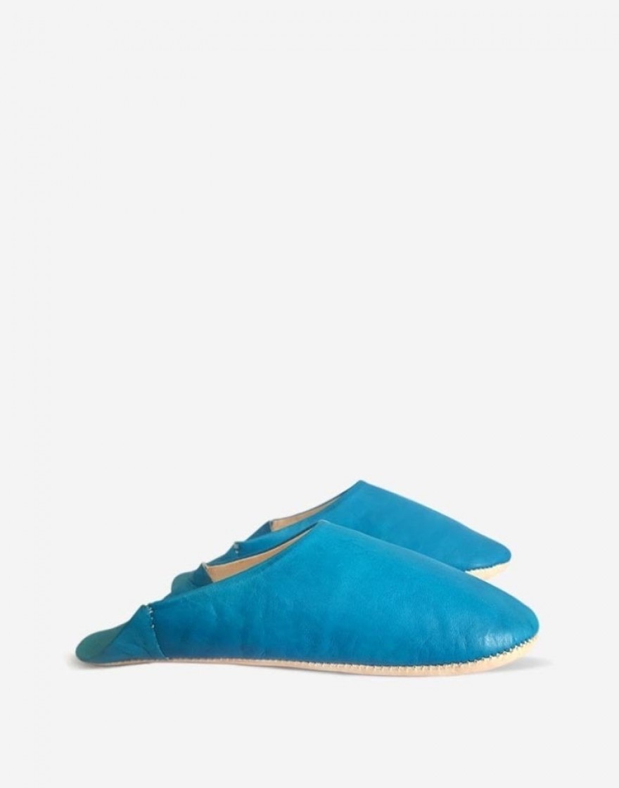 Babouche Anfa Bleu Jean