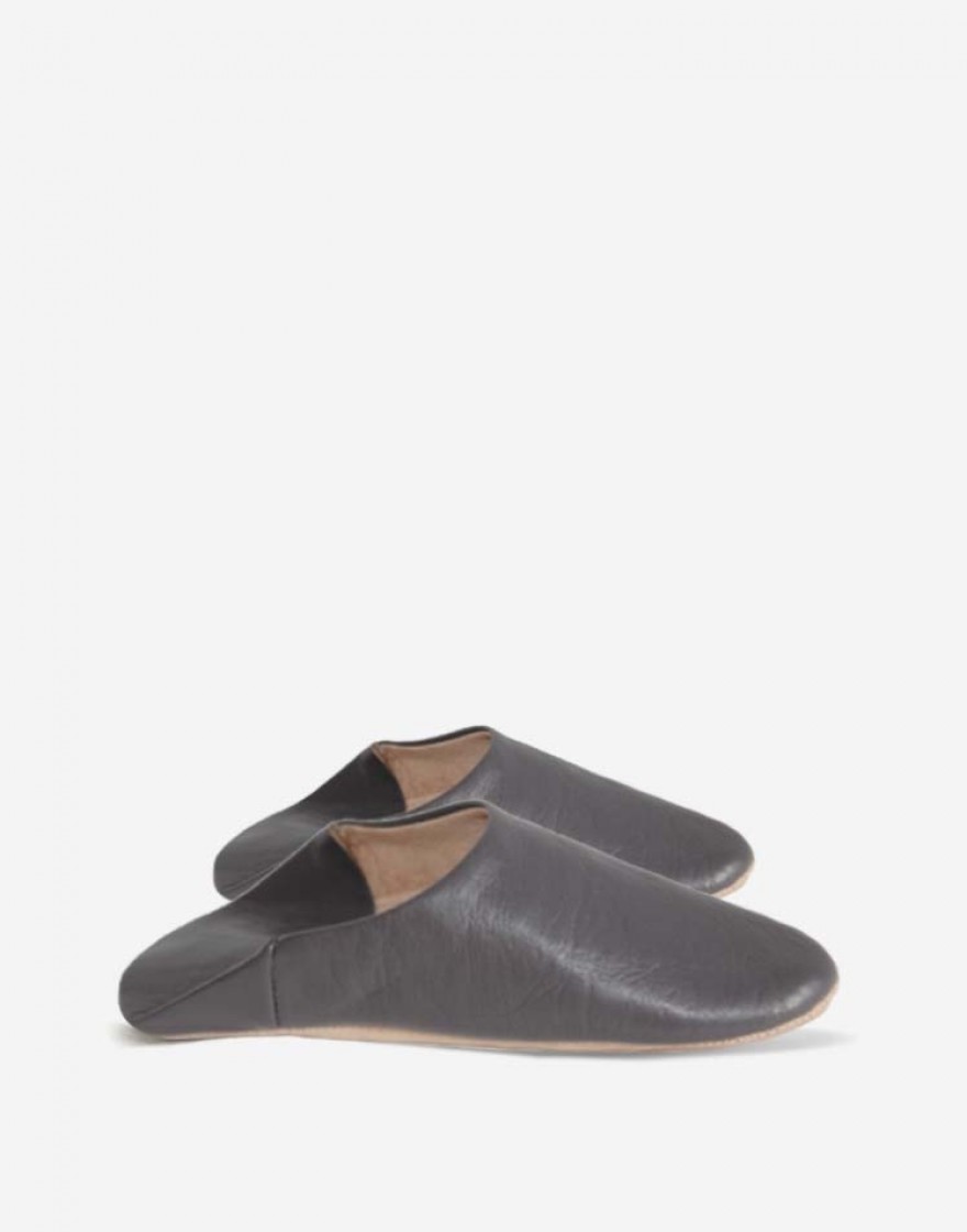 Babouche Anfa Gris