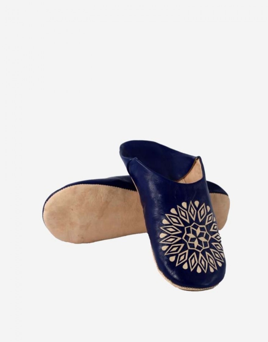 Babouche Dina Indigo