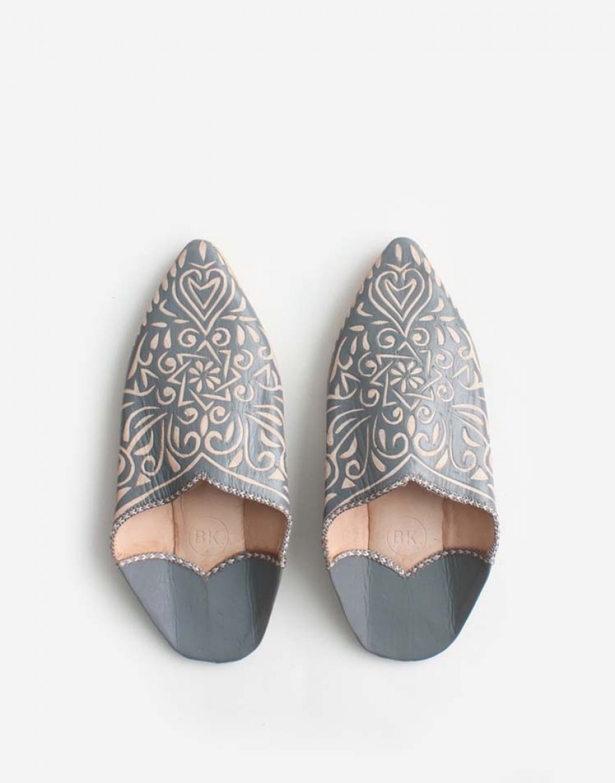 Babouche Farah Gris