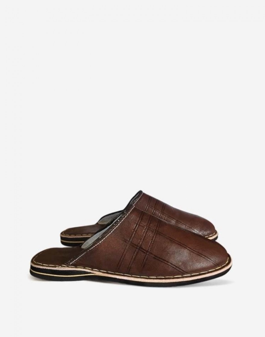 Babouche Dambira Marron 