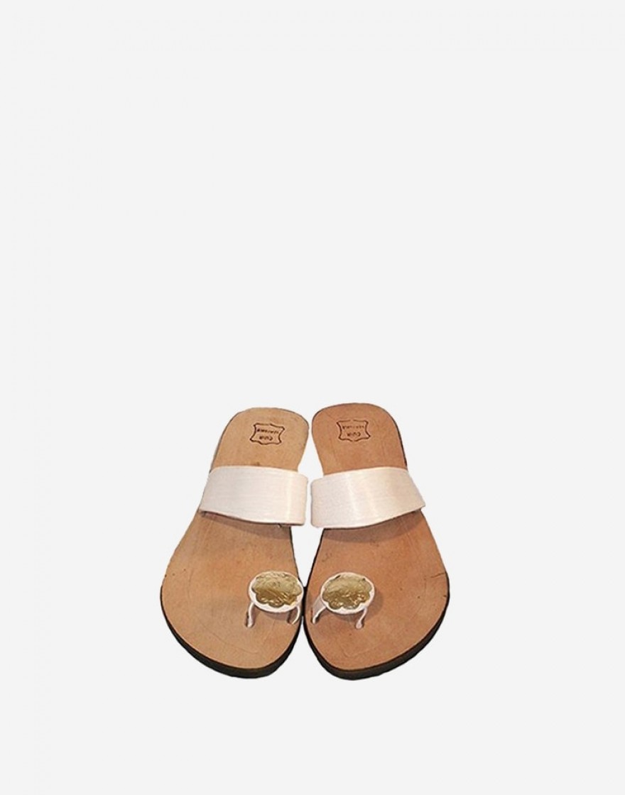 Tongs Oasiria Blanc