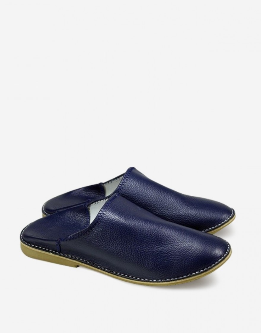 Babouche Ziad Indigo