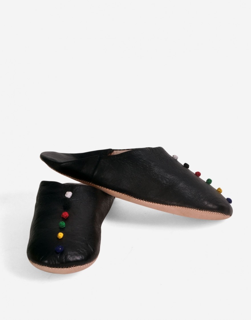 Babouche Dalia Noir