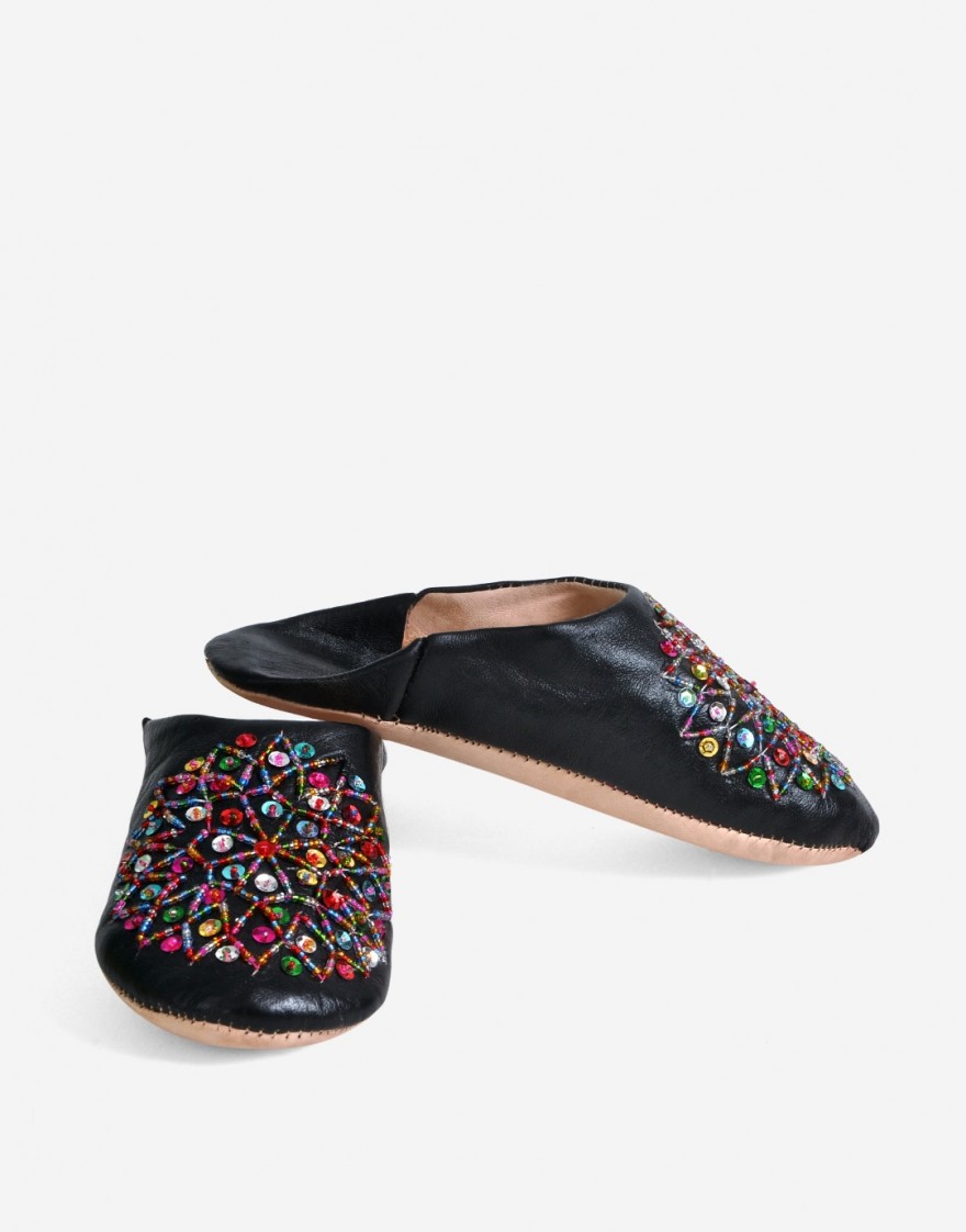 Babouche Lilya Noir