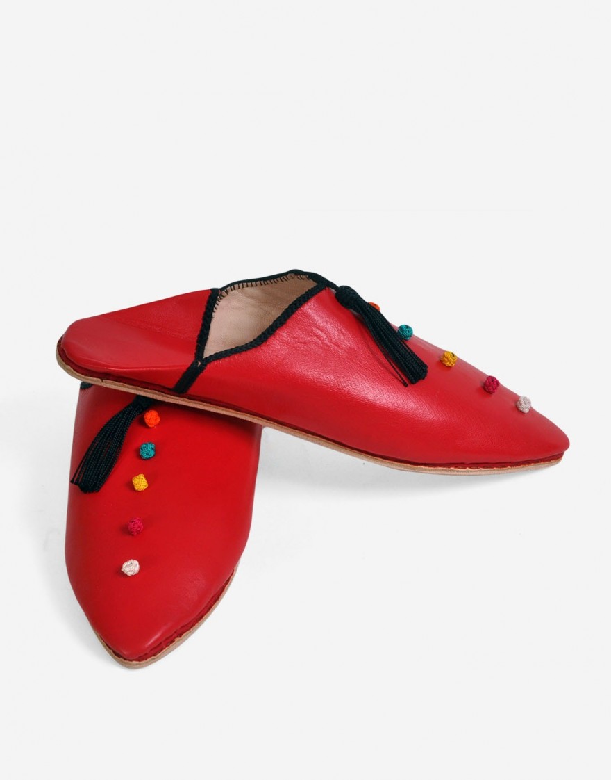 Babouche Lina Rouge