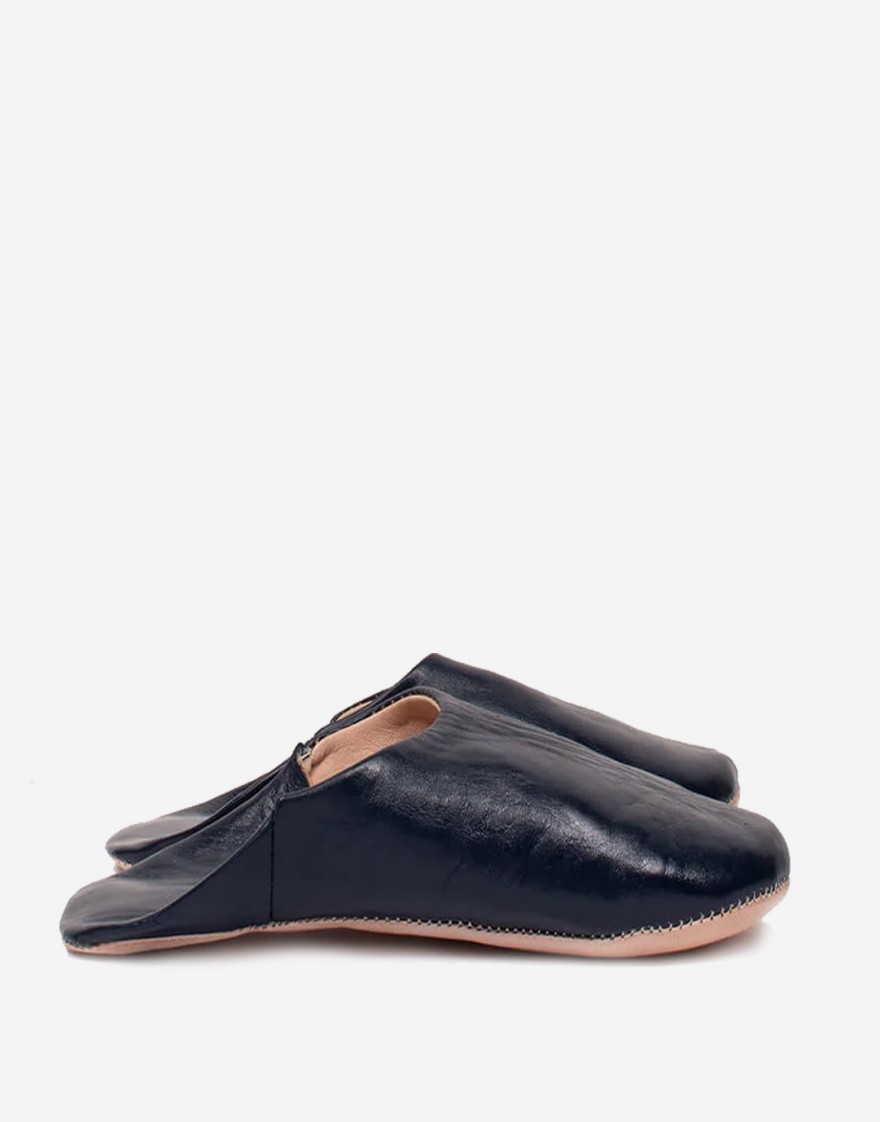 Babouche Anfa Bleu Navy