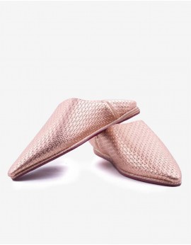 Babouche Rym Rose Gold