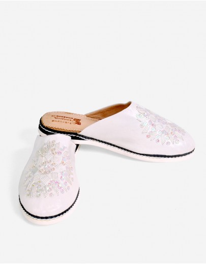 Babouche Chems Blanc