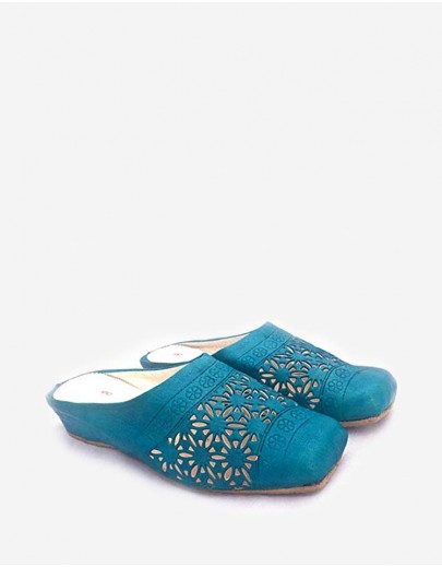 Babouche Baya Bleu Jean