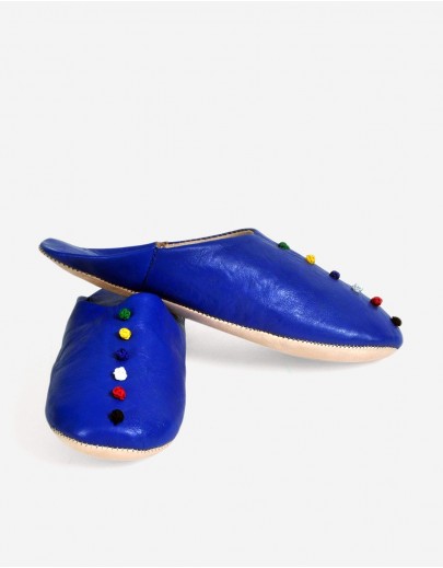 Babouche Dalia Bleu 