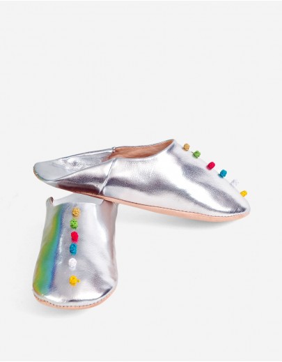 Babouche Dalia Chrome