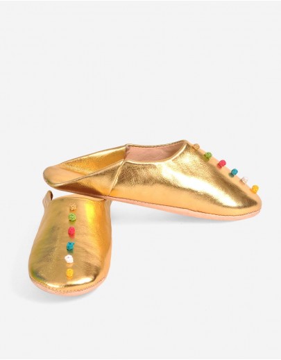 Babouche Dalia Gold