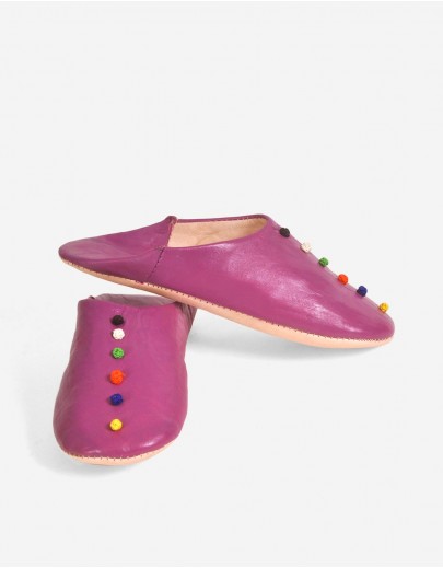Babouche Dalia Prune