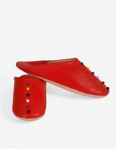 Babouche Dalia Rouge