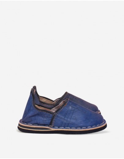 Babouche Berbères Bleu
