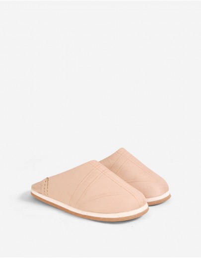 Babouche Arfoud Naturel - Enfant