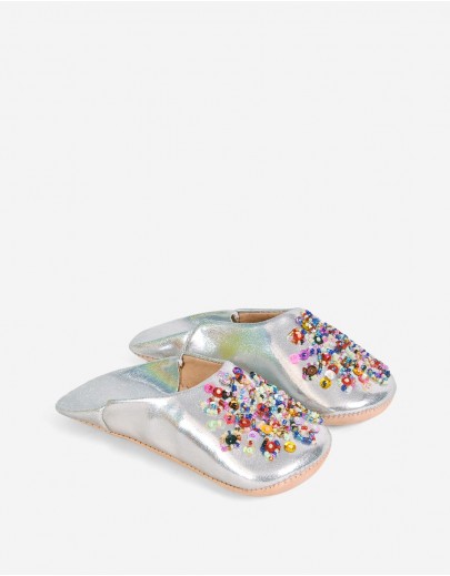 Babouche Nejma Chrome - Enfant