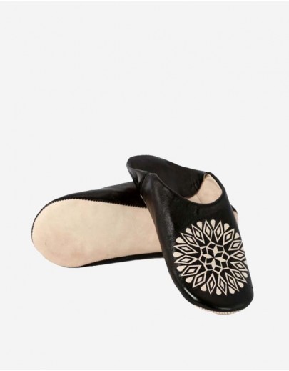 Babouche Dina Noir