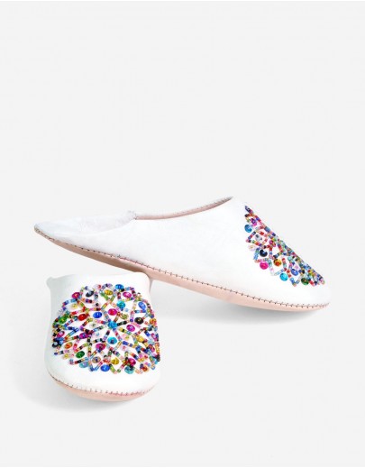 Babouche Lilya Blanc