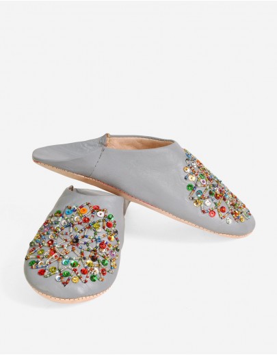 Babouche Lilya Gris