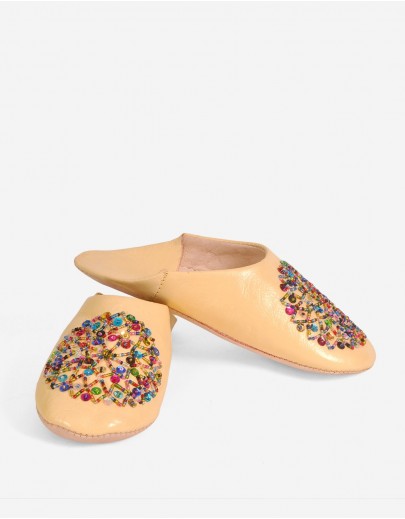 Babouche Lilya Jaune Clair