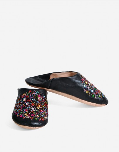 Babouche Lilya Noir