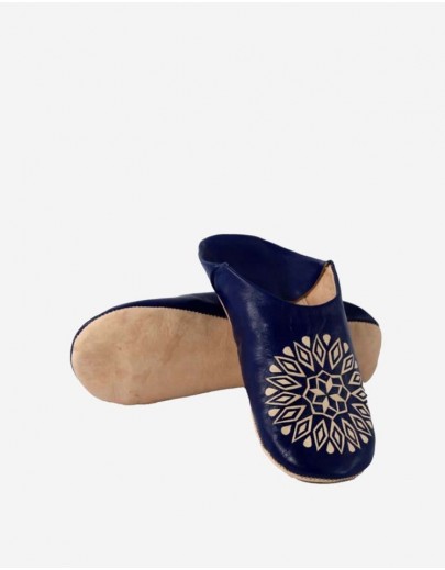 Babouche Dina Indigo