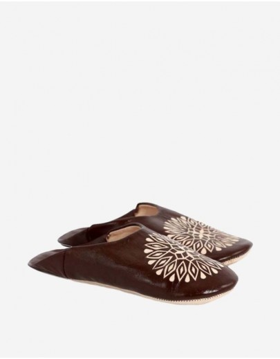 Babouche Dina Marron