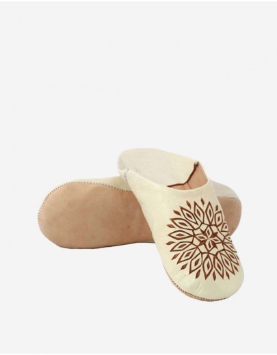 Babouche Dina Naturel