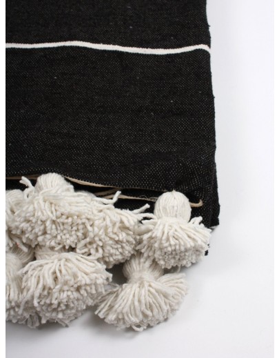 Couverture Marocaine Noir