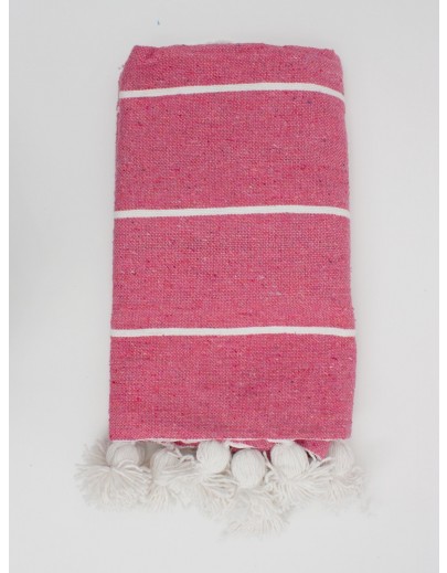 Couverture Marocaine Rose
