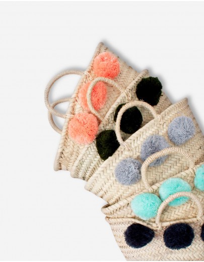 Panier Boho Menthe