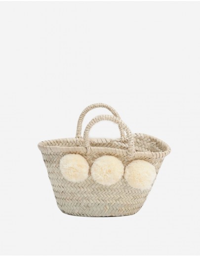 Panier Boho Crème