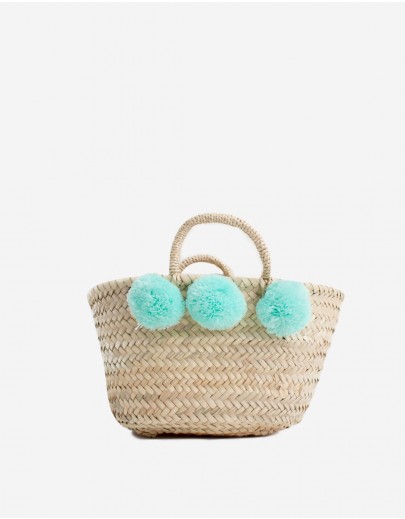Panier Boho Menthe