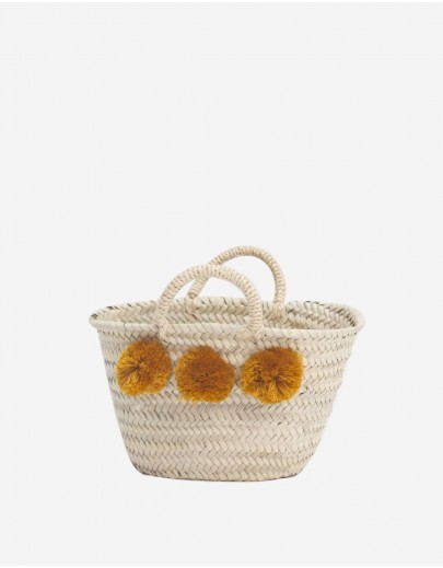 Panier Boho Moutarde