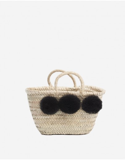 Panier Boho Noir