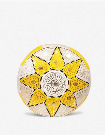 Pouf Marocain Jaune