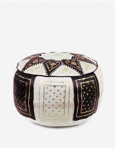 Pouf Marocain Noir