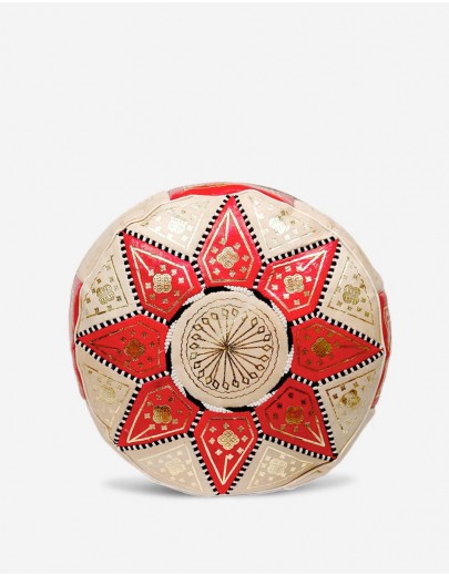 Pouf Marocain Rouge