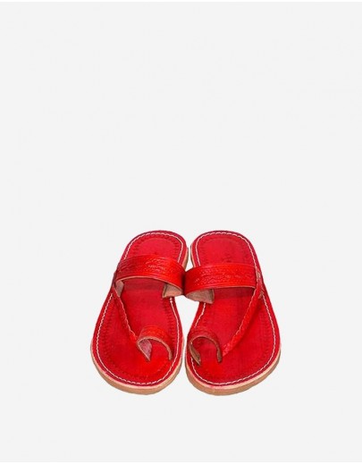 Tongs Tanger Rouge