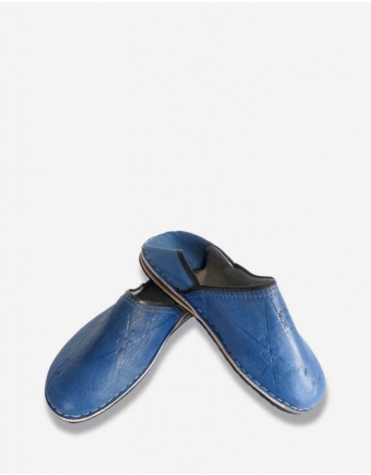 Babouche Berbères Bleu 