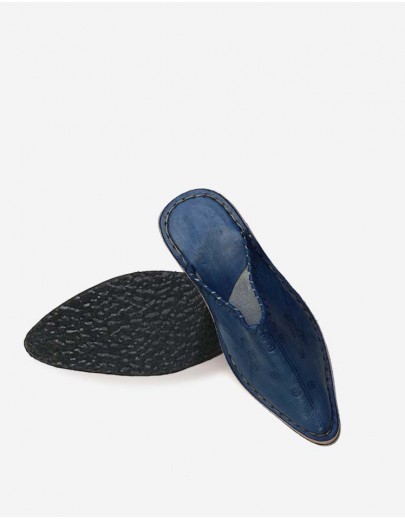 Babouche Aladin Bleu